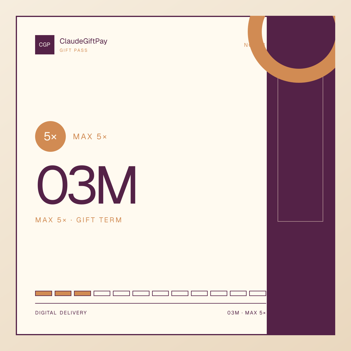 Claude Max 5× — 3 Monate