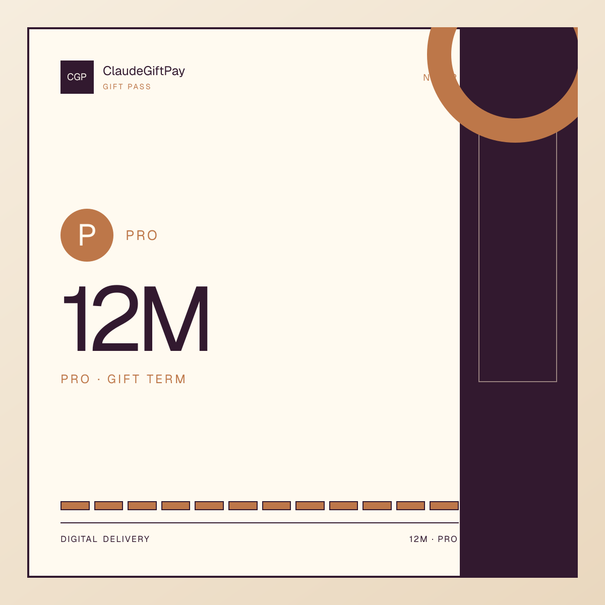 Claude Pro — 12 months